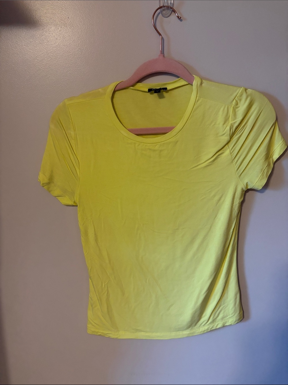 Neon Yellow Express Fitted Tee